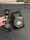 Vintage Bell System Western Electric Black Rotary Dial Desk Telephone Phone 500