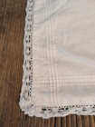 Lauren Ralph Lauren White European Euro Pillow Sham Embroidered Edge Pintuck