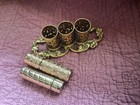 Vintage Matson Stylebuilt Gold Filligree  Lipstick Holder With 2 Products