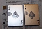 Ace Of Spades Sliding Card Lighter Butane Flame Casino Refuellable Butane Gas