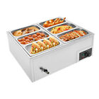 Commercial Electric Food Warmer  6-pan Bain Marie Buffet Countertop Steam Table