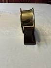 Vintage Chelsea Clock Co   boston  Brass Quartz Ship Clock With Stand