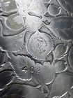 Vintage Keystoneware Aluminum Serving Tray 16 5 Floral Embossed Paisley Pattern