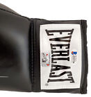 Mike Tyson Autographed Black Everlast Boxing Glove Lh In Silver Beckett 192608