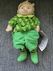 Vintage Trio Of Wiz Of Oz Plush Dolls  Mayor  Wizard And Lollipop Boy- Rare