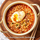 Jin Ramen Spicy Flavor  4 23 Oz  pack Of 18  - Authentic Korean Instant Noodles 