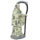 Santa Muerte 9  Inch Statue   Holy Death Grim Reaper   All-print Money