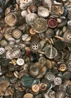Premium Old Vintage Buttons Mix Sharp Detail Intense Contrast 2-3 Tone   3oz 