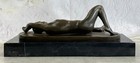 Signed Original Gay Man Sleeping Bronze Sculpture Statue Figurine Nude Artwork