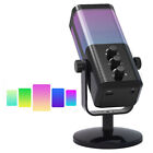 Rgb Gaming Microphone With Noise Cancellation  Studio Usb Computer Condenser Mic