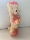 Vtg Rubber Pink Poodle Squeak Toy Sun Rubber Co  Ohio 1963