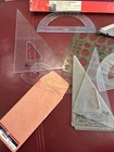 Vintage Mid Century Drafting Tool Lot 8pc Keuffel   Esser Dietzgen Scale Ruler
