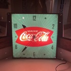 Drink Coca-cola Fishtail Pam Clock 15    Vintage Read