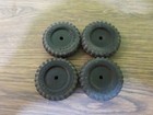 Vintage Tonka Ford Truck Set Of 4 Solid Rubber Tires For Parts