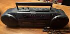 Sharp Wq-280 Stereo Am fm Radio Cassette Boombox Vintage