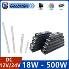 Dc 12v 24v Lighting Transformer Power Supply Driver For Led Strip 18w - 500w