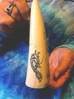 The Vikings  Scrimshaw Resin Reproduction Tusk