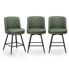 360   Swivel Bar Stools Bar Chair Modern Livingroom Island Pu Leather Bar Chairs