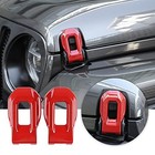 For Jeep Jl Abs Hood Latches Engine Buckle Bonnet Fastener Engine Cover Red