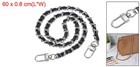 Leather Purse Handle Strap  24 Inch Purse Chain Strap Replacement  Black