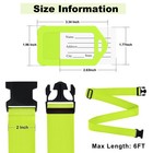 8 Pack Luggage Straps And Tags Set  4 Straps  4 Tags  Tsa Approved Suitcase B   
