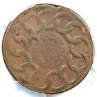 1787 N 12-z R-5- Pcgs F 12 Raised Rims Fugio Cent Colonial Copper Coin