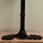 Lightning Rod   Decorative Spire With 4 5   Red Glass Ball   Adjustable Mount 