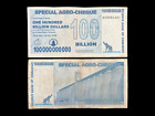 10x Zimbabwe 100 Billion Dollar Agro Cheque Bill Banknote Money - Pre Trillion