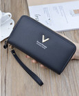 Women Lady Long Card Holder Phone Bag Case Purse Handbag Clutch Leather Wallet