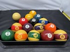 Aramith Continental Billiard Pool Ball Set 2 1 4  With Rack