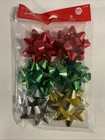 Hallmark Metallic Mini 2 Inch Christmas Bows Assorted Multicolor 30 Count