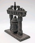 Vintage Buddhist Tibetan Spinning Prayer Wheel Hand-carved Dragons 13-1 4  Tall