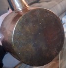 Vintage Antique Georgian Copper Tea Kettle Gooseneck Spout Acorn Finial 1800s