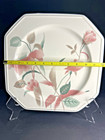 Mikasa Continental Silk Flowers 12    Octagon Serving Platter Charger Euc