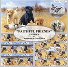 Northcott Fabric Complete Quilt Kit - Faithful Friends Fabric   Pattern 65   x73   