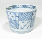 B0529  Real Old Typical Japanese Ko-imari Blue-and-white Porcelain Sobashoko Cup