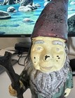 Antique 13  Cast Iron Garden Gnome Vintage 1940   s