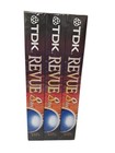 Tdk Vhs Blank Tapes 3 Pack Revue Premium Quality 8 Hours T-160 Sealed