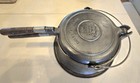 Free Domestic Ship  Antique Wagner 2nd Edition Cast Iron Waffle Iron Tall Base