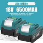 2pack 18v For Makita 6 5ah Lithium-ion Lxt Battery Bl1830 Bl1850 With Charger