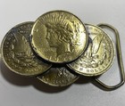 1982 Coin Collage C   J Limited Edition Belt Buckle Made In Usa