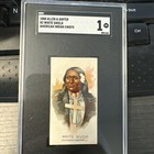 1888 N2 Allen   Ginter White Shield Celebrated American Indian Chiefs Sgc 1