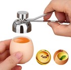 Stainless Steel Egg Topper Shell Cutter Cracker Tool Soft Hard Boiled Eggs