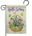 Spring Garden Flag Floral Decorative Small Gift Yard House Banner