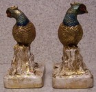 Bookends Birds Pheasants Pair Book Ends New