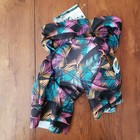 Zoot Women s Xs Cycling Shorts Ltd Thick Padding 7  Floral Green Pink Spin