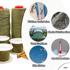 Strong Kevlar Cord 80 400lb Braided Fishing Assist Line Camping Made With Kevlar
