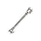 5 Pc Marine Ss 3 8  Closed Body Turnbuckle Jaw Jaw Rigging 700 Lbs Cap