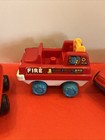 Lot 3 Vintage Playskool Lil Playmates 1 Fire Truck  2 Cars