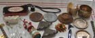 Vintage Collectibles Junk Drawer Lot With Many Interesting Items Some As Is